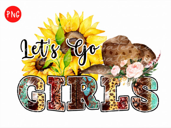 Country Girl Png, Let s Go Girls Cowboy