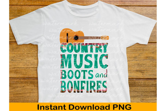 Country Music Boots and Bonfires Png Review