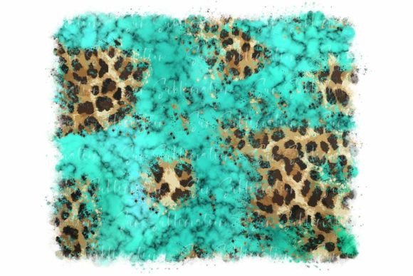 Leopard Turquoise Marble Background Review