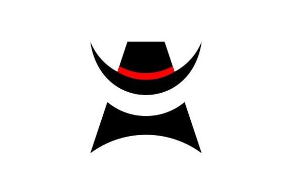 Letter a Hat Cowboy Logo Design