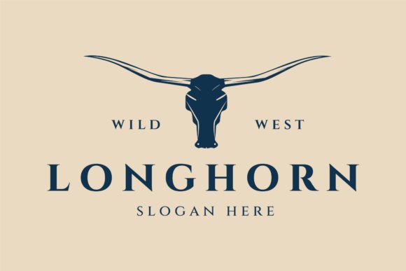Long Horn Vintage Logo Vector Review