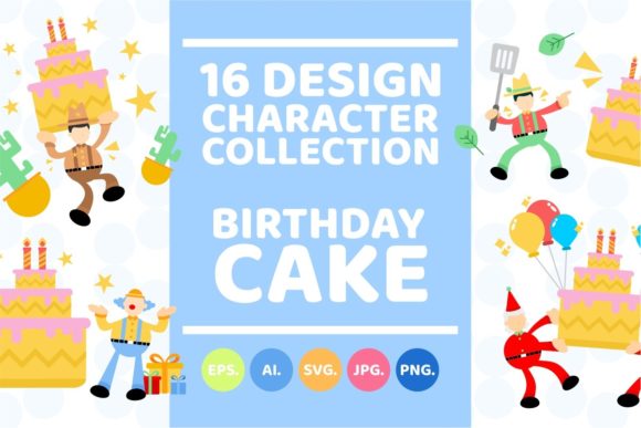 People and Birthday Cake Party Cartoon Review