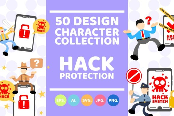 People Hack Protection Cartoon Design Review