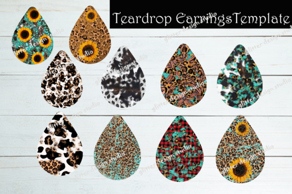 Western Earring PNG Design Bundle Review