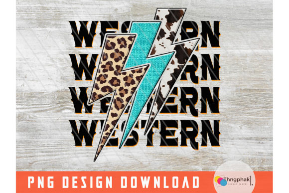 Western Lightning Bolt Png, Cowboy Png Review